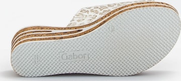 GABOR Pantolette in Beige