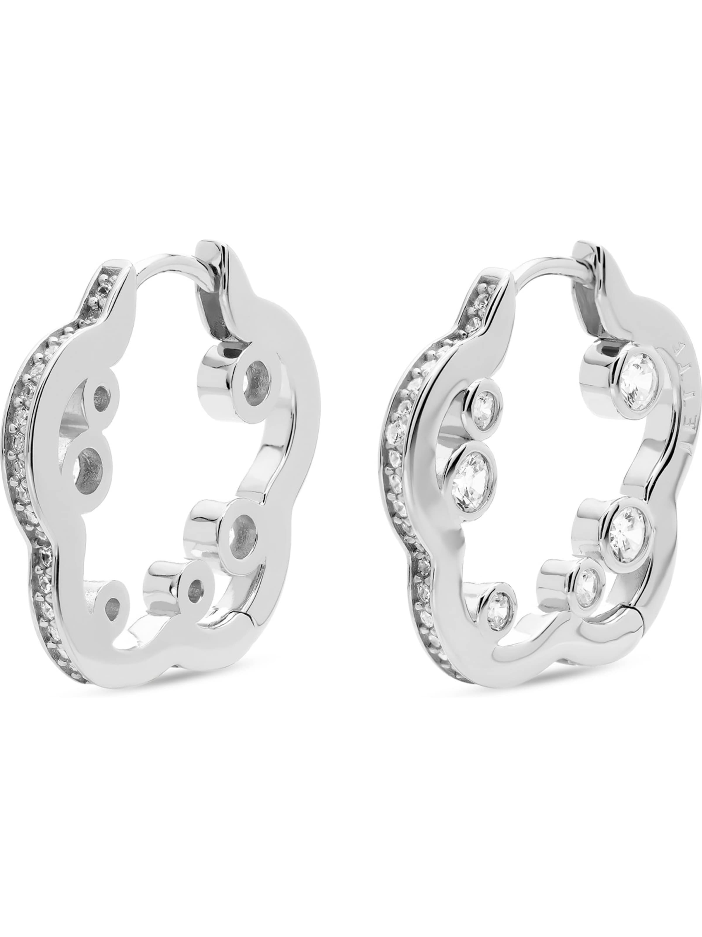 JETTE Earrings in Silver: front