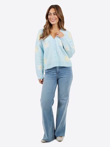 BRAVE SOUL Gebreid vest in Blauw