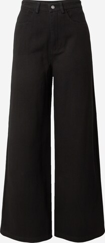 Wemoto Wide leg Broek in Zwart: voorkant