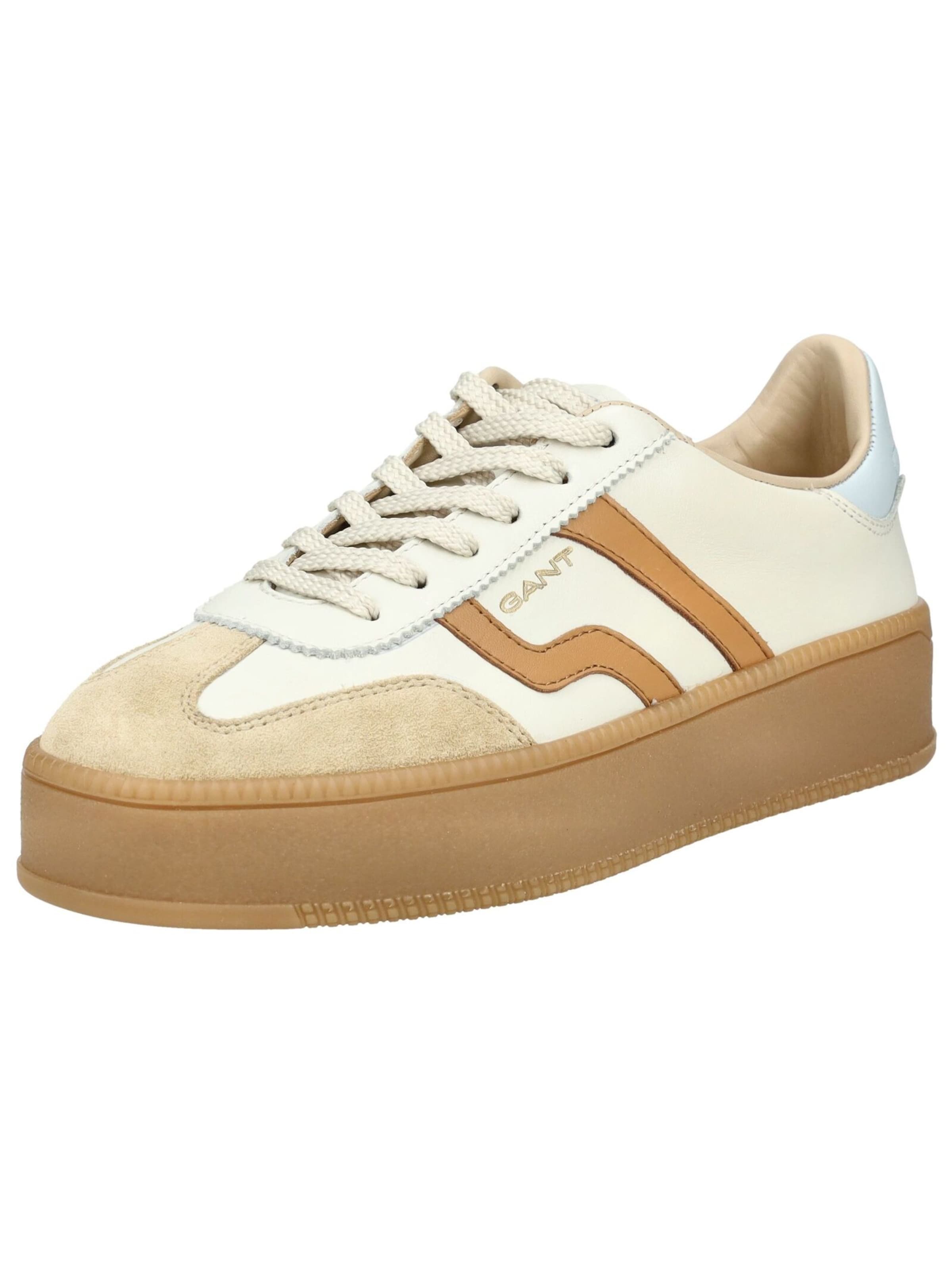 GANT Baskets basses en camel / beige clair / blanc, Vue avec produit