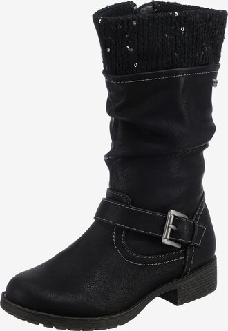 INDIGO Boots in Black: front
