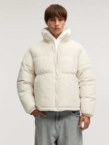 Pull&Bear Prehodna jakna | bež barva: sprednja stran