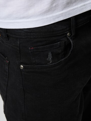 MCS regular Jeans 'Rain' i sort