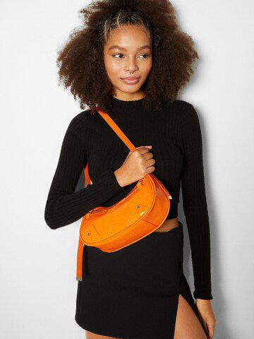 Bershka Shoulder bag in Orange