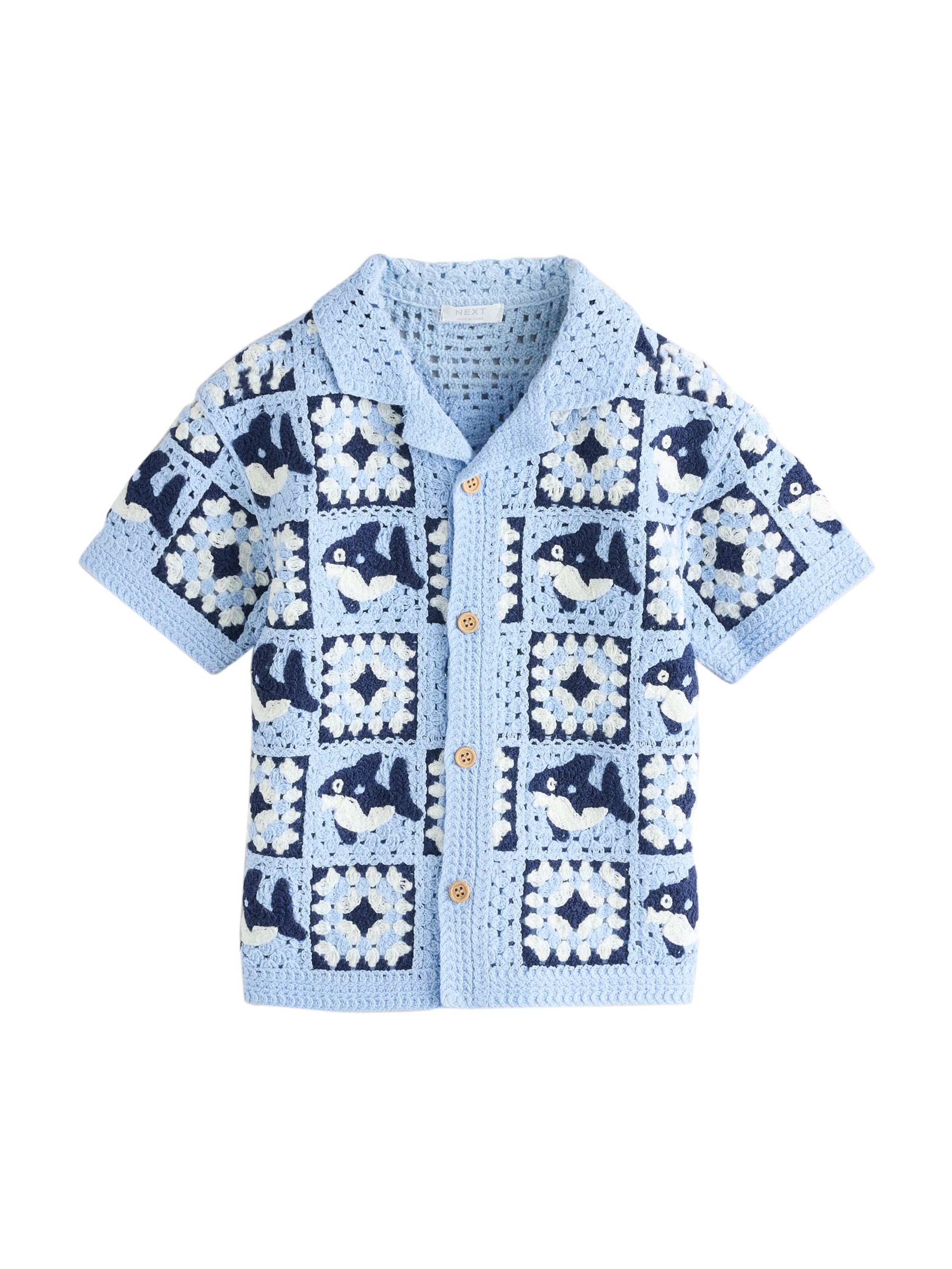 Chemise Next en bleu : devant