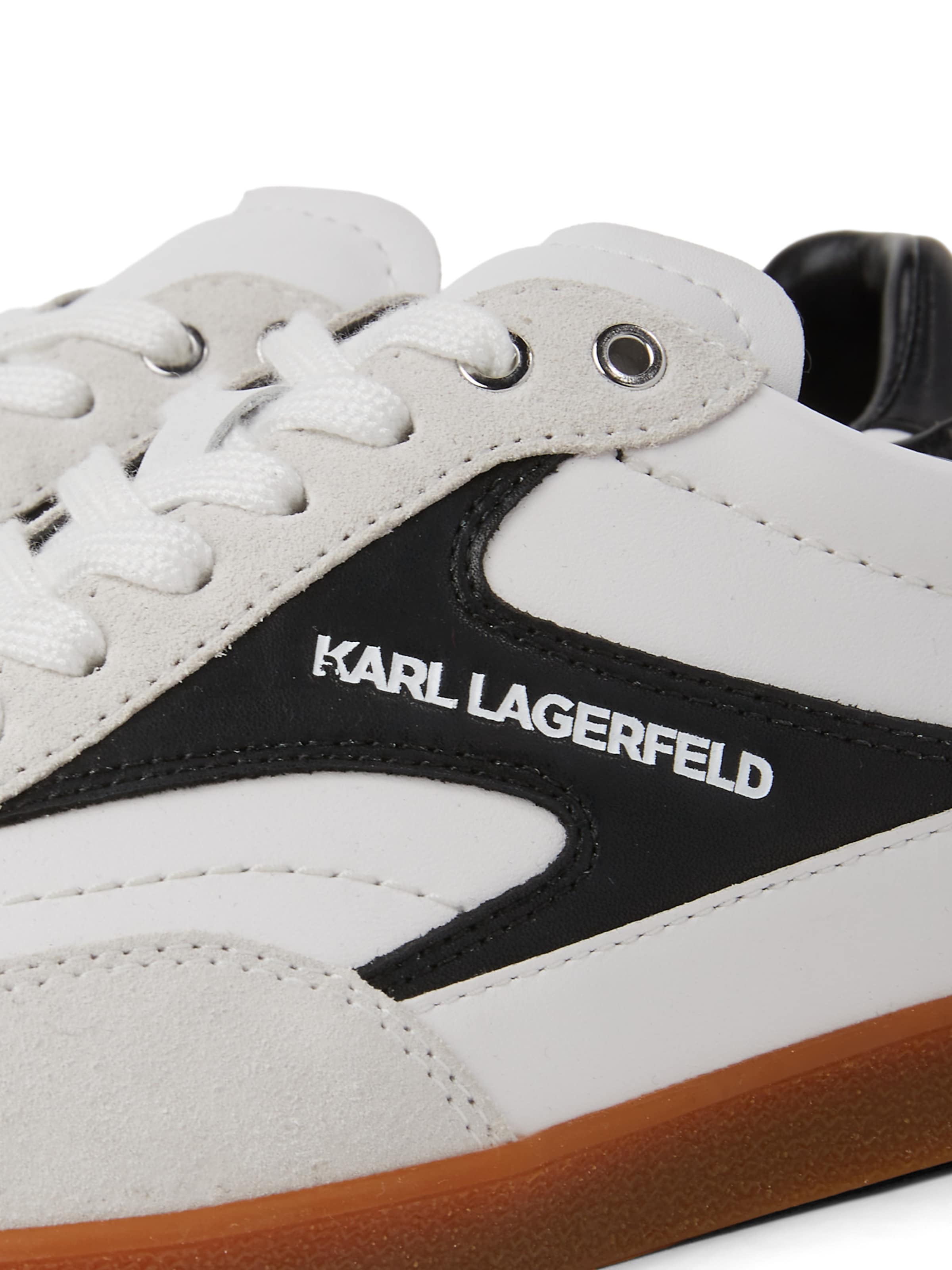 KARL LAGERFELD JEANS Matalavartiset tennarit värissä valkoinen