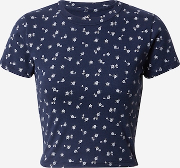 T-shirt HOLLISTER en bleu : devant