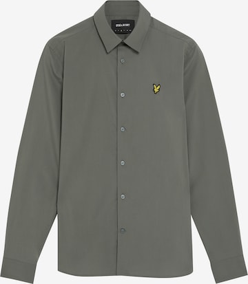 Coupe regular Chemise ' Bamboo ' Lyle & Scott en gris : devant