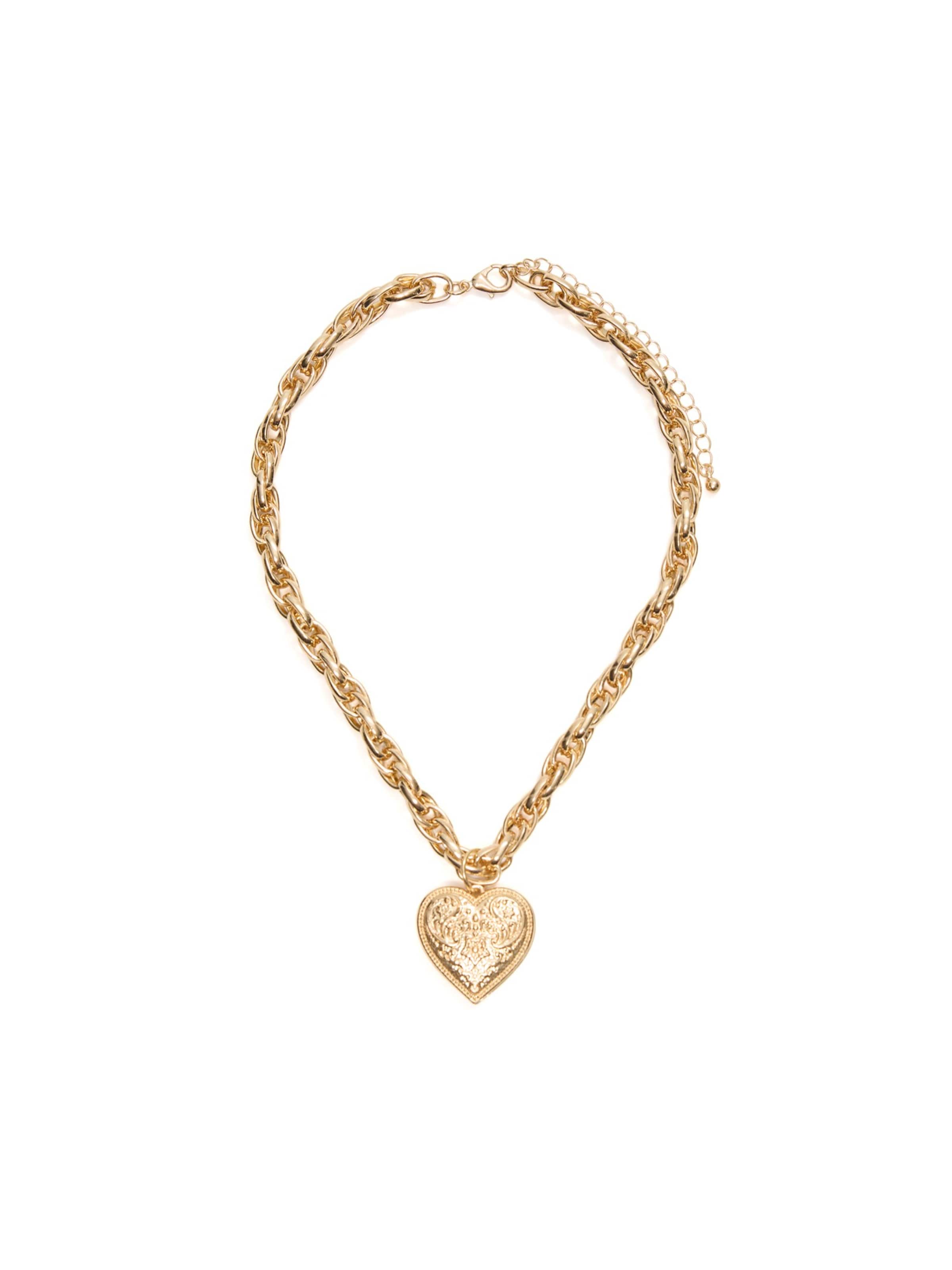 Bershka Kette in Gold