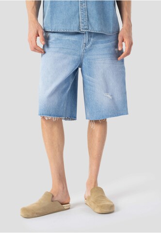 Loosefit Jean 'Brian' Elias Rumelis en bleu : devant