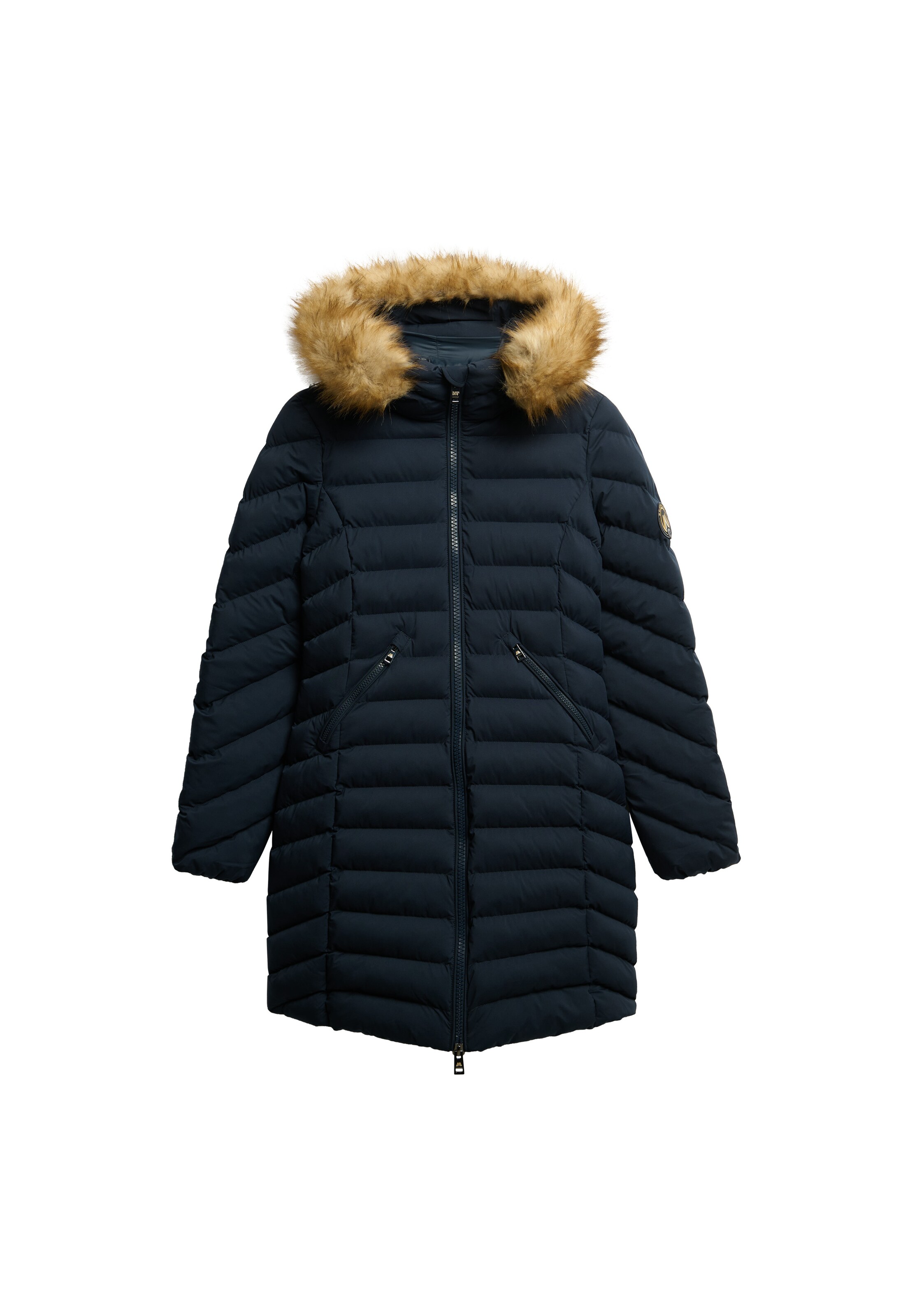 Manteau d’hiver 'Fuji' Superdry & Co en bleu : devant