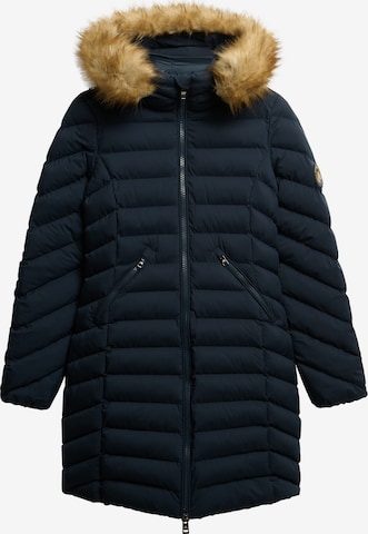 Manteau d’hiver 'Fuji' Superdry & Co en bleu : devant