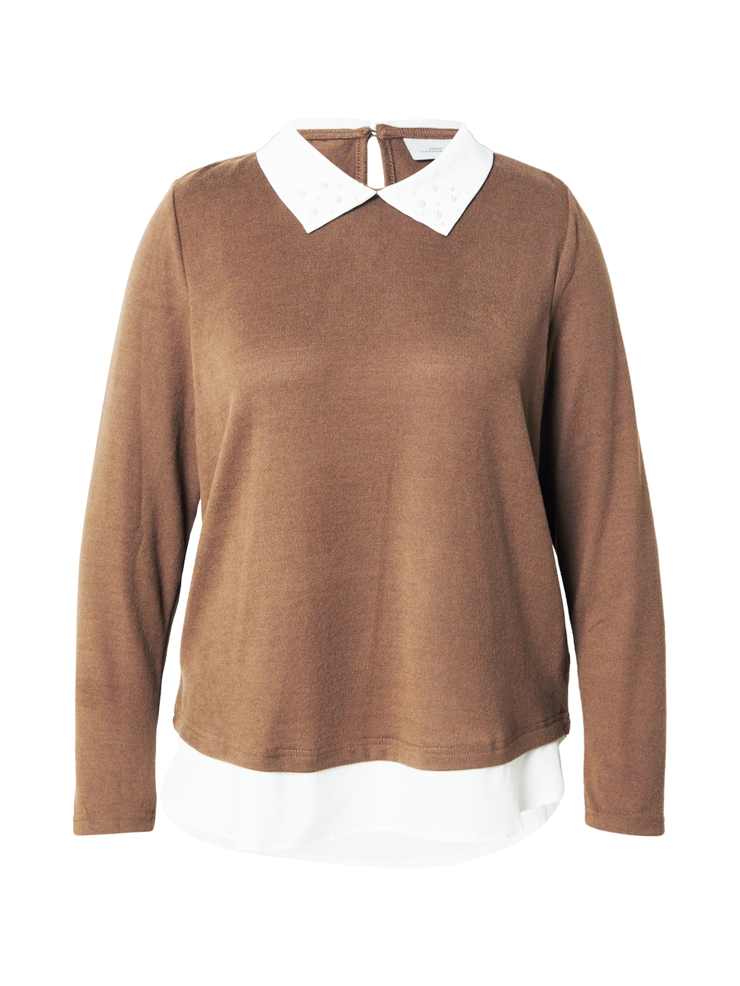 ONLY Carmakoma Μπλουζάκι 'CARALBA' σε καφέ: μπροστά