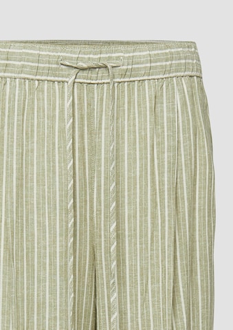 Loosefit Pantalon s.Oliver en vert