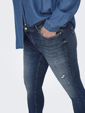 ONLY Carmakoma Skinny Jeans 'CARWilly' in Blau