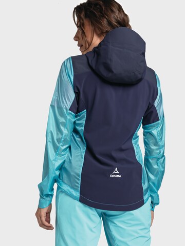 Schöffel Sportjacke 'Hybrid Flow Trail' in Blau