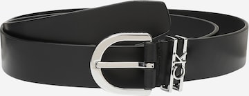 Ceinture Calvin Klein en noir : devant