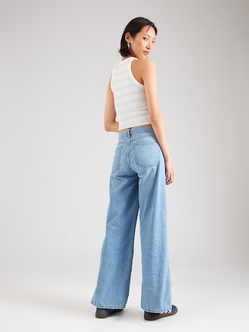 ONLY Wide leg Jeans 'NYLA' in Blauw