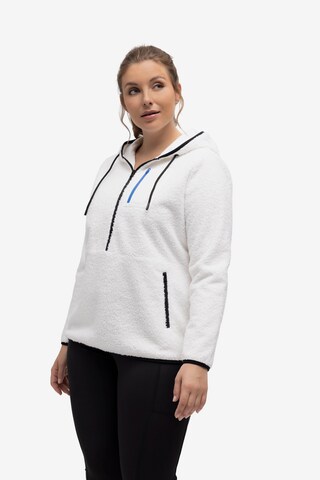 Ulla Popken Sweatshirt in Weiß: predná strana