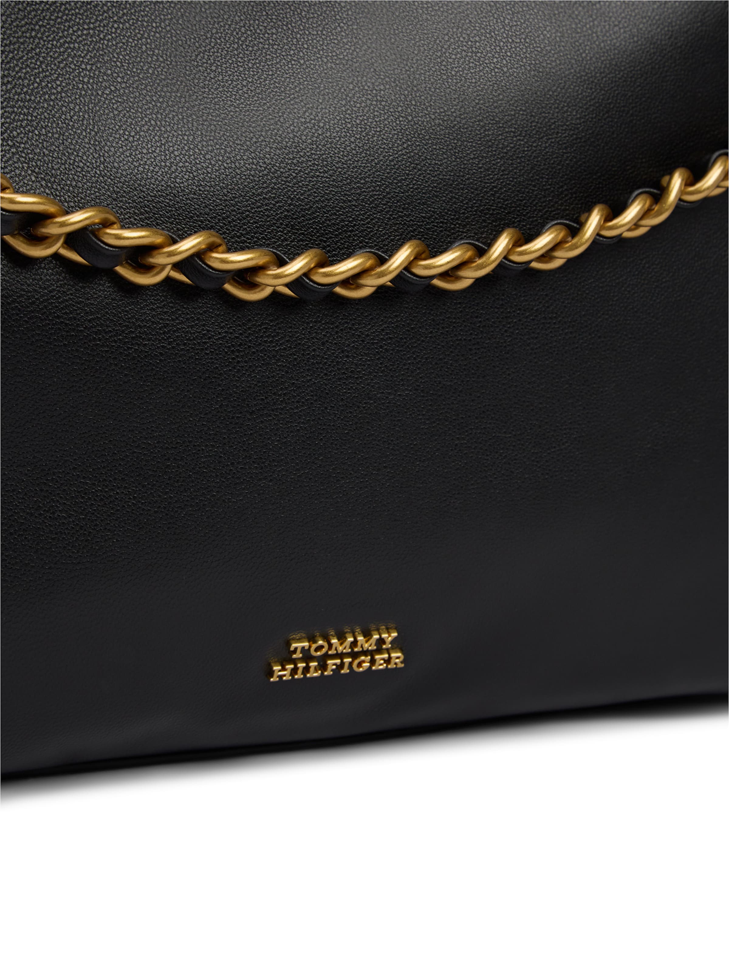 TOMMY HILFIGER Handtasche 'DOWNTOWN' in Schwarz