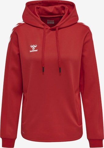 Hummel Sportief sweatshirt in Rood: voorkant