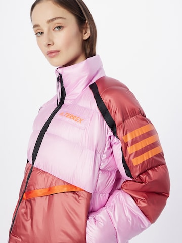 ADIDAS TERREX Outdoorjacke 'Utilitas Down' in Lila