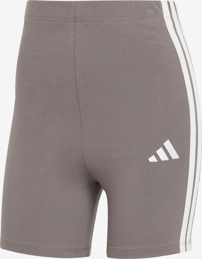 Sportinės kelnės 'Essentials' iš ADIDAS SPORTSWEAR, spalva – grafito / balta, Prekių apžvalga