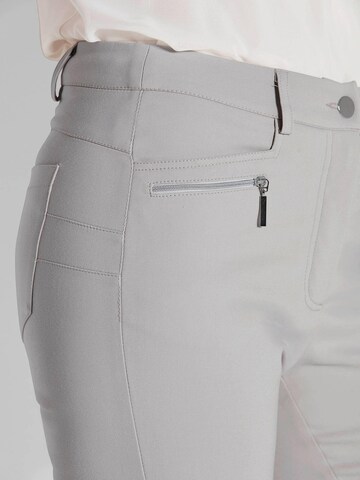 Goldner Slimfit Broek 'Bella' in Grijs