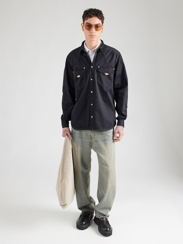 Versace Jeans Couture Regular fit Overhemd in Zwart