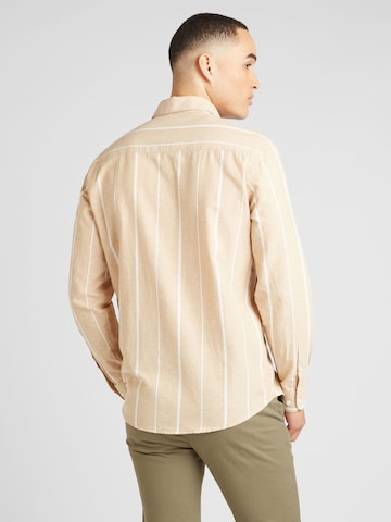 SELECTED HOMME Regular Fit Hemd in Beige