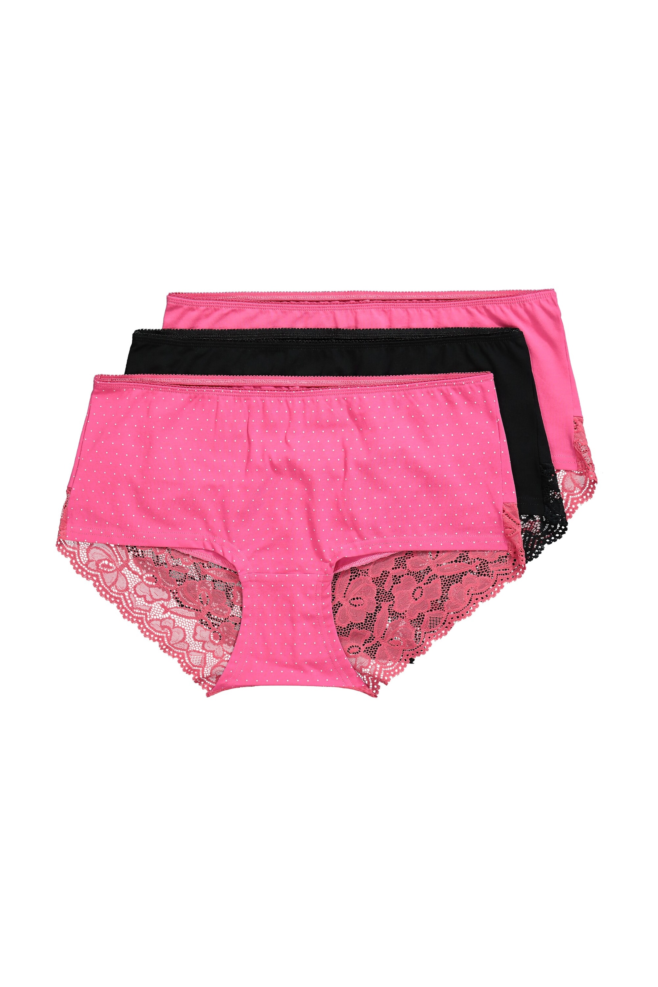 Slip Ulla Popken en rose : devant