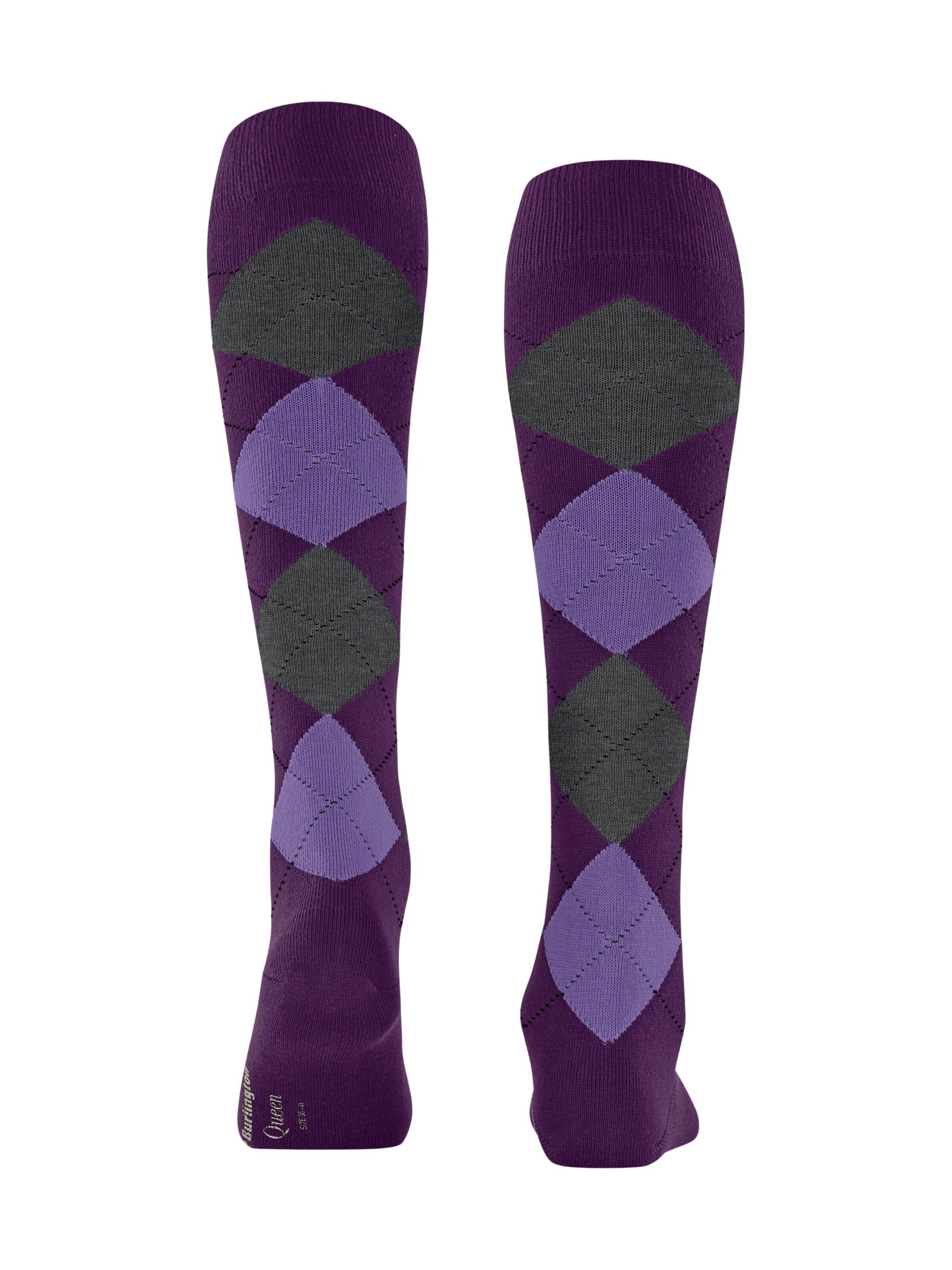 BURLINGTON Overknee Strümpfe 'Queen'‌‌‌ in Lila