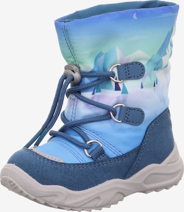 SUPERFIT Škornji za v sneg 'Glacier' | modra barva: sprednja stran
