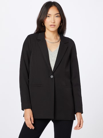 Blazer 'Tara 2.0' minimum en noir : devant