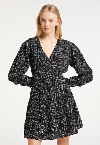 MYMO Dress in Black: front