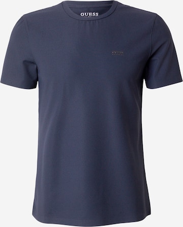 GUESS - Camiseta 'TECH STRETCH' en azul: frente