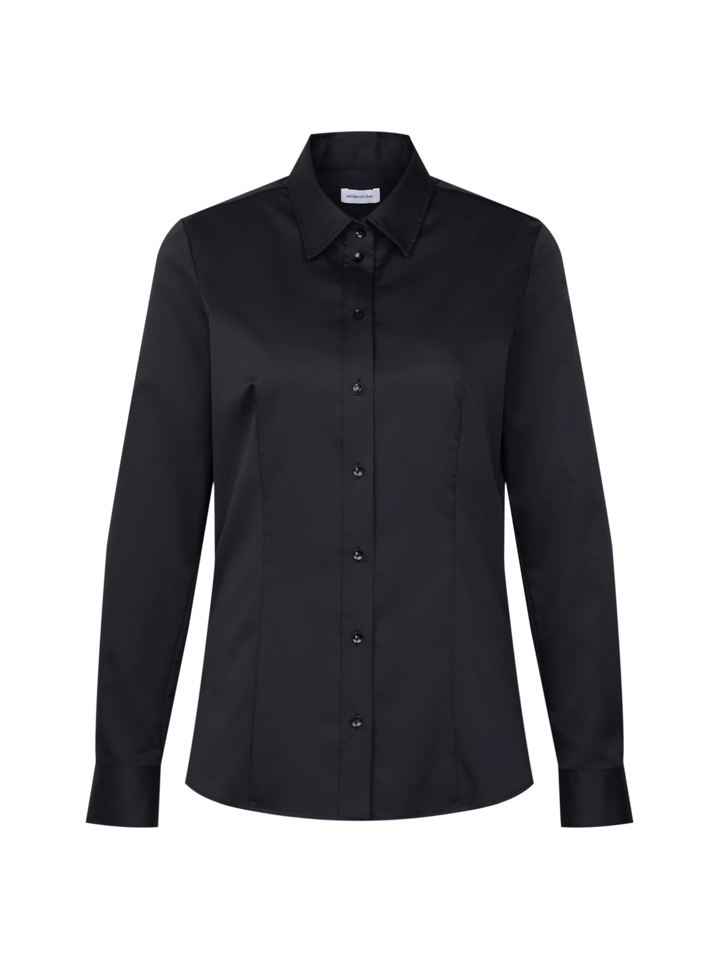 SEIDENSTICKER Bluse in schwarz, Produktansicht