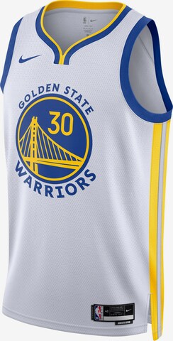 NIKE Performance Shirt 'Stephen Curry Golden State Warriors' in White: front