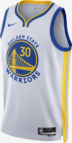 NIKE Performance Shirt 'Stephen Curry Golden State Warriors' in White: front