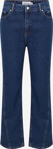 NA-KD Regular Jeans in Blue: front