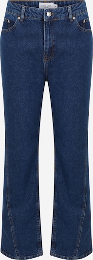 NA-KD Jeans i blue denim, Produktvisning