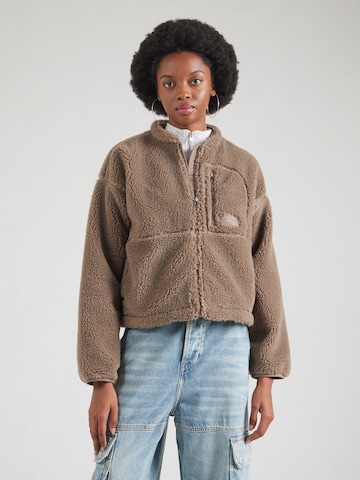 Veste en polaire 'EXTREME PILE' THE NORTH FACE en marron : devant