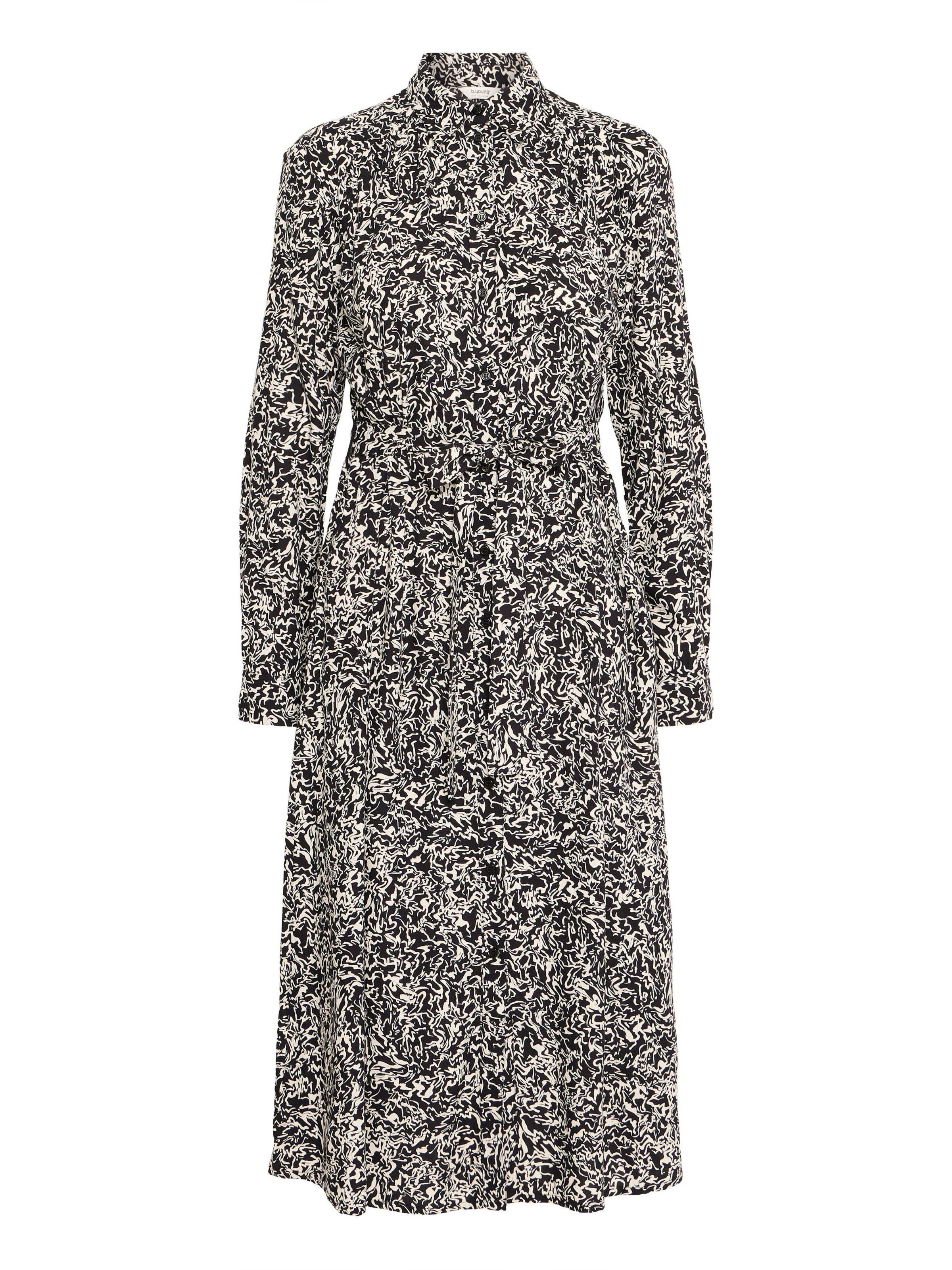 b.young Blusenkleid 'JOSA' in Schwarz: Vorderseite