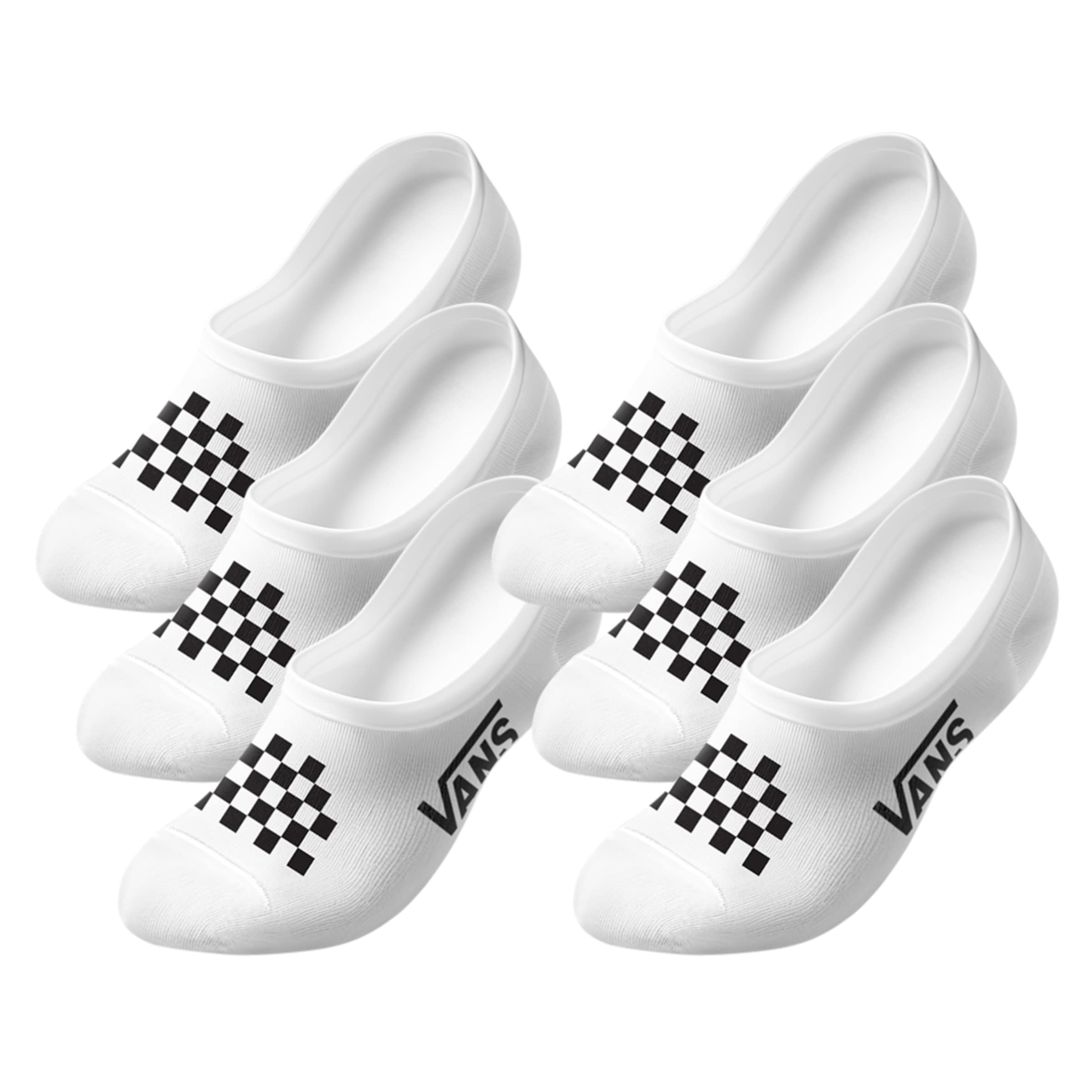 VANS Athletic Socks in White: front