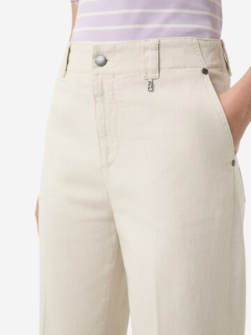 BOGNER Wide Leg Bügelfaltenhose 'RICA-1' in Beige
