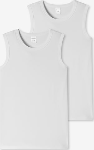 SCHIESSER Onderhemd ' 2er-Pack Basic Kids ' in Wit: voorkant