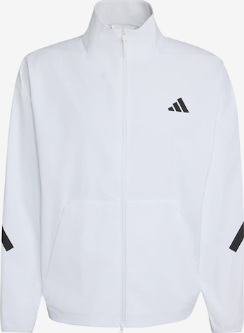 balta ADIDAS SPORTSWEAR Džemperis treniruotėms 'Z.N.E.': priekis