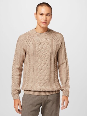 Pull-over 'Claas' ABOUT YOU en beige : devant