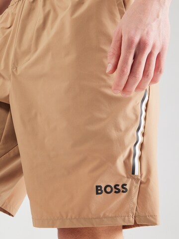 BOSS Обычный Штаны 'S_Score_TOC' в Бежевый